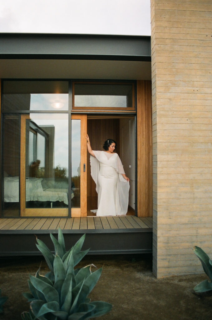 Bride portrait in Topanga Canyon Malibu Destination Wedding