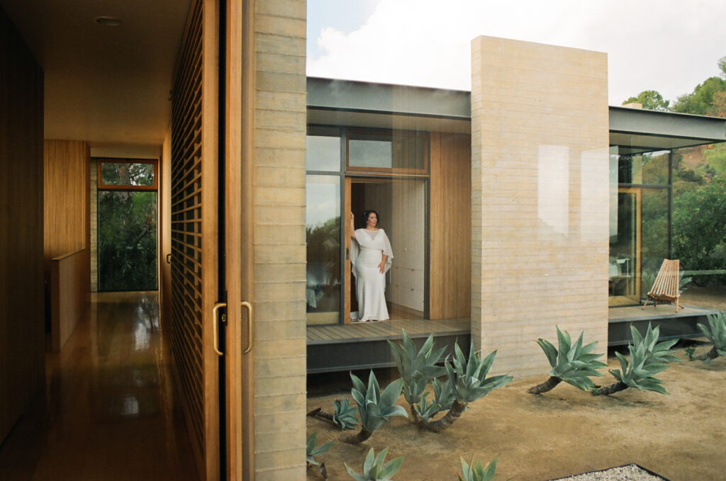 Bridal portrait Topanga Canyon Malibu Destination Wedding